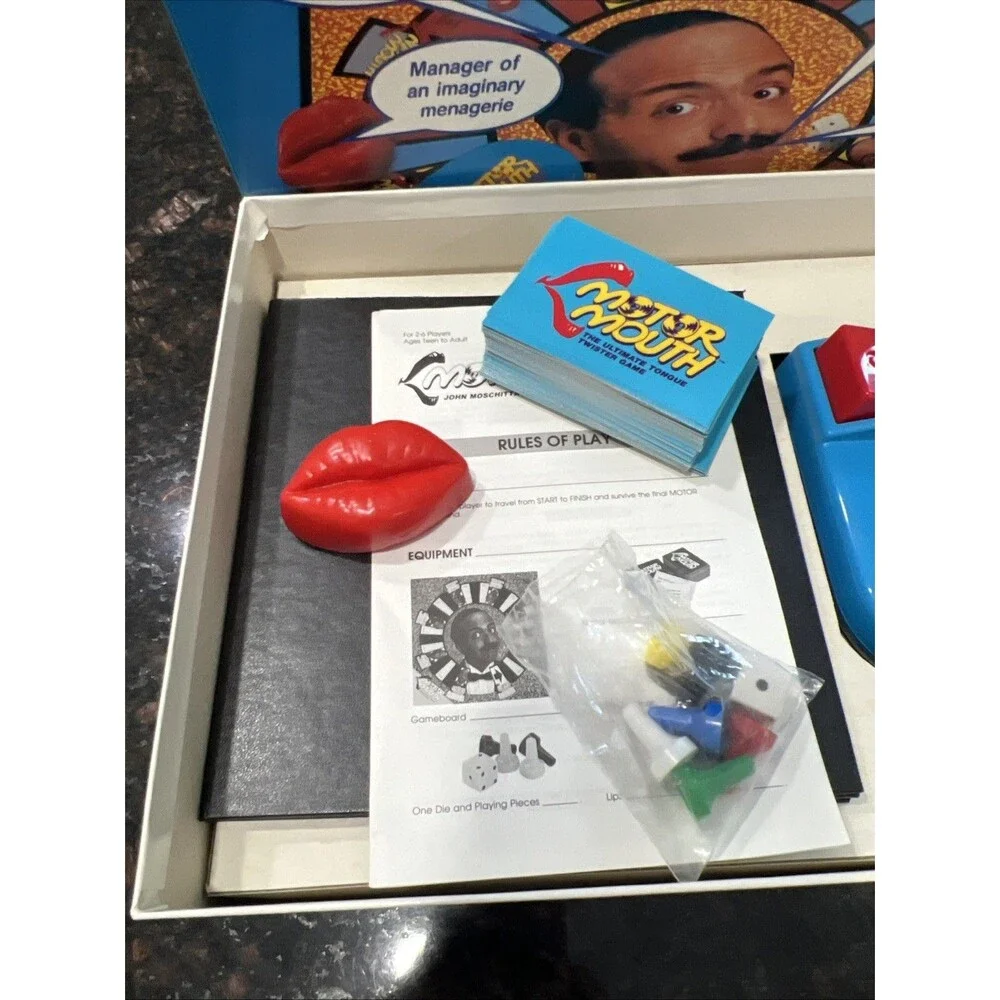 Vintage 1990 Motor Mouth Game Complete Ships Free